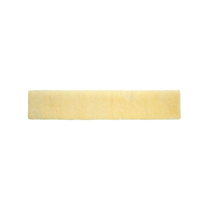 Synthetic sheepe skin girth cover.