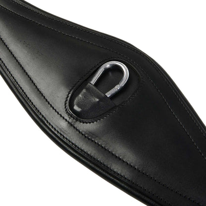 Equestro Leather Jumping Girth With Elastic Ends