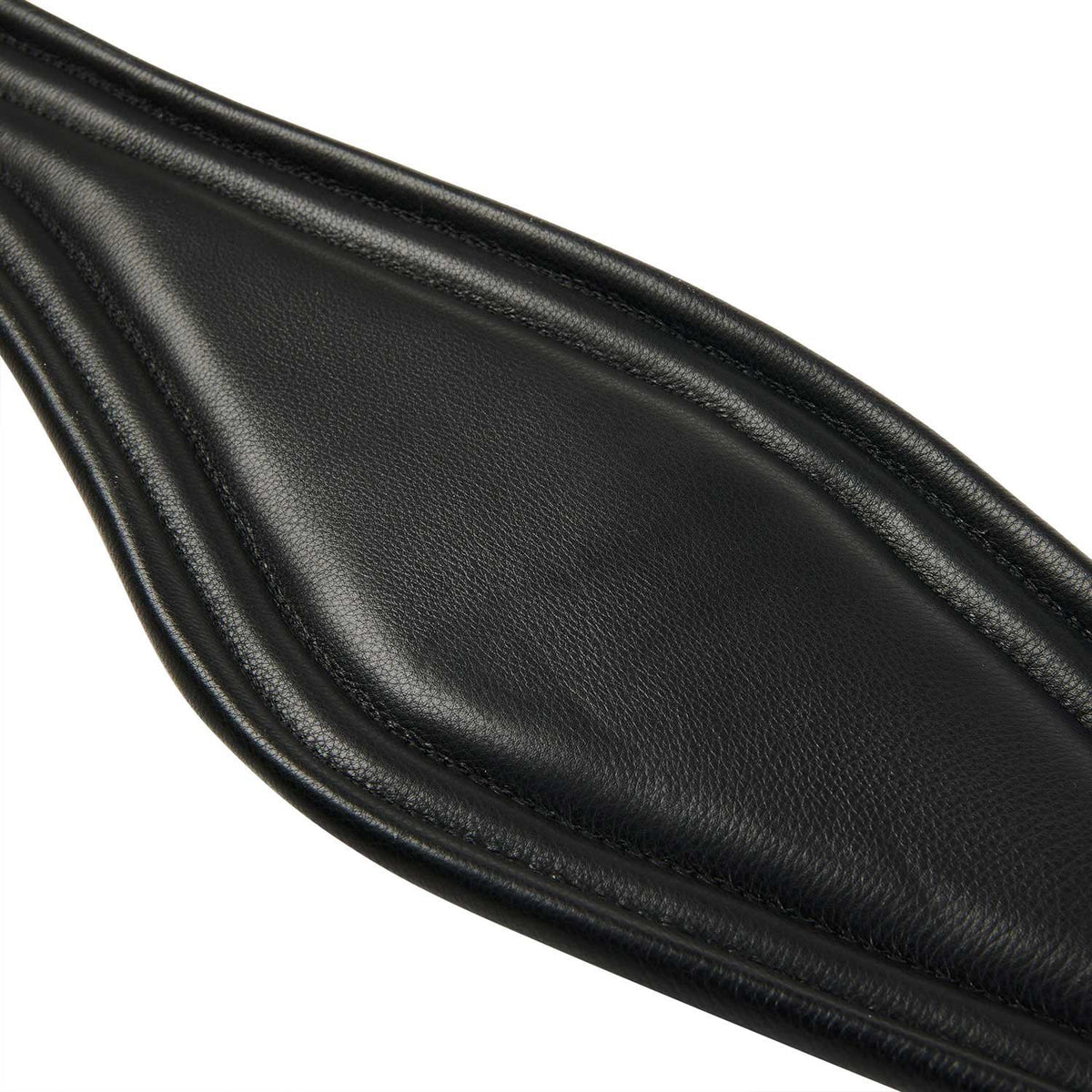 Equestro Leather Jumping Girth With Elastic Ends
