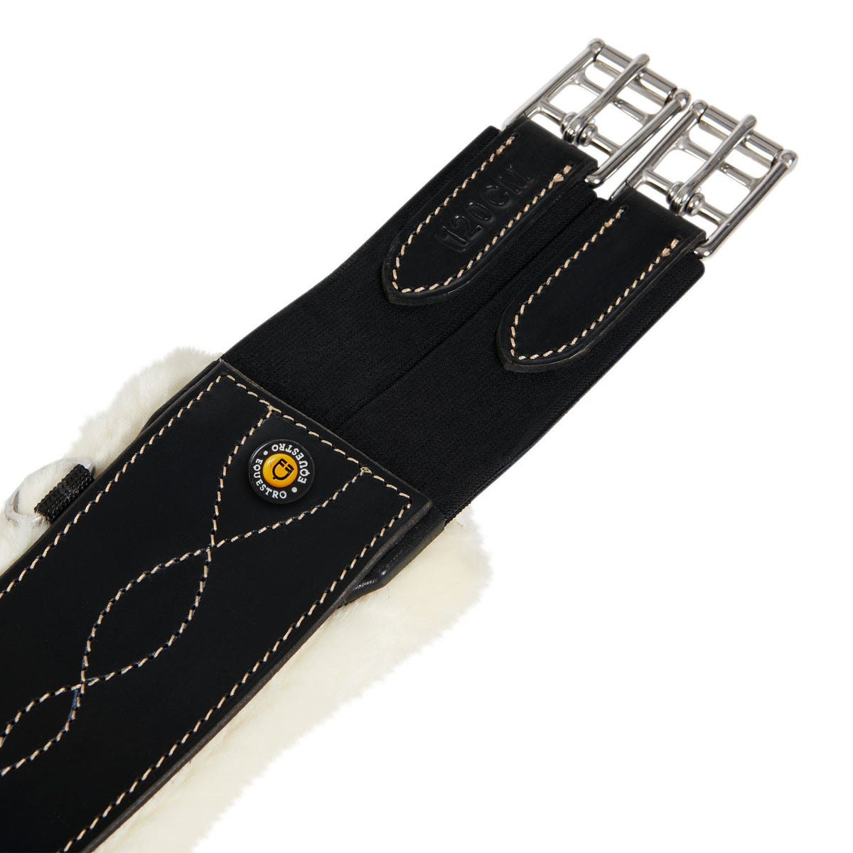 Equestro Jumping Girth With Synthetic Lambskin