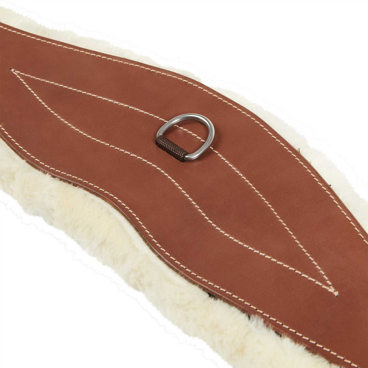 Equestro Jumping Girth With Synthetic Lambskin