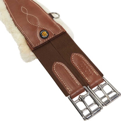 Equestro Jumping Girth With Synthetic Lambskin