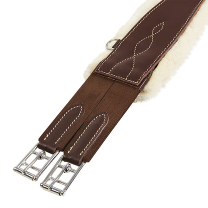 Equestro Jumping Girth With Synthetic Lambskin