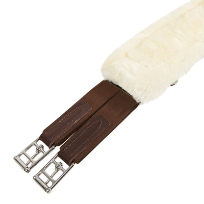 Equestro Jumping Girth With Synthetic Lambskin