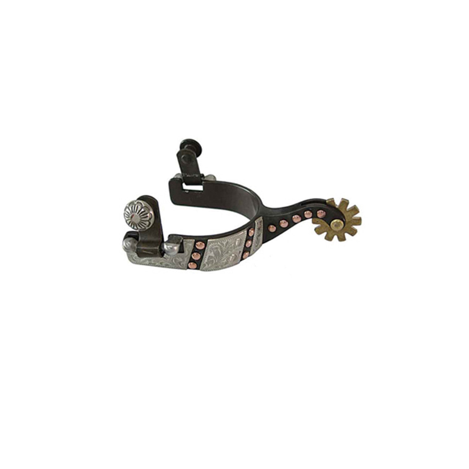 LAKOTA IRON KIDS SPURS W/GS TRIMS.