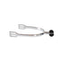 CHROME PLATED SPURS, W/RUBBER BALL & NYLON STRAPS..
