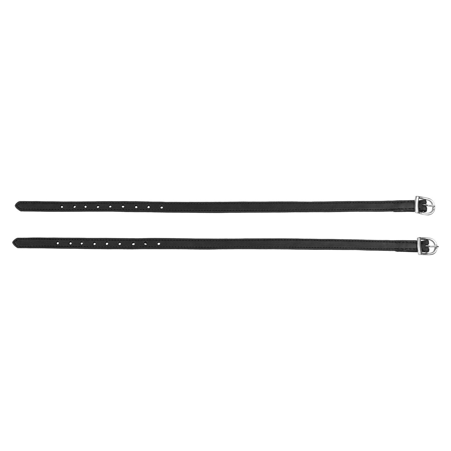DOUBLE LEATHER SPUR STRAPS.