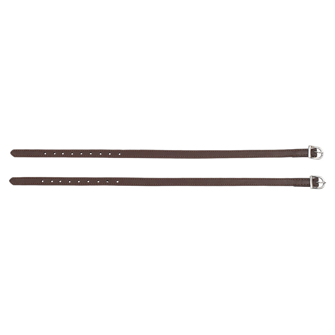 DOUBLE LEATHER SPUR STRAPS.