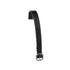 Spur straps in double leather and silver buckle.