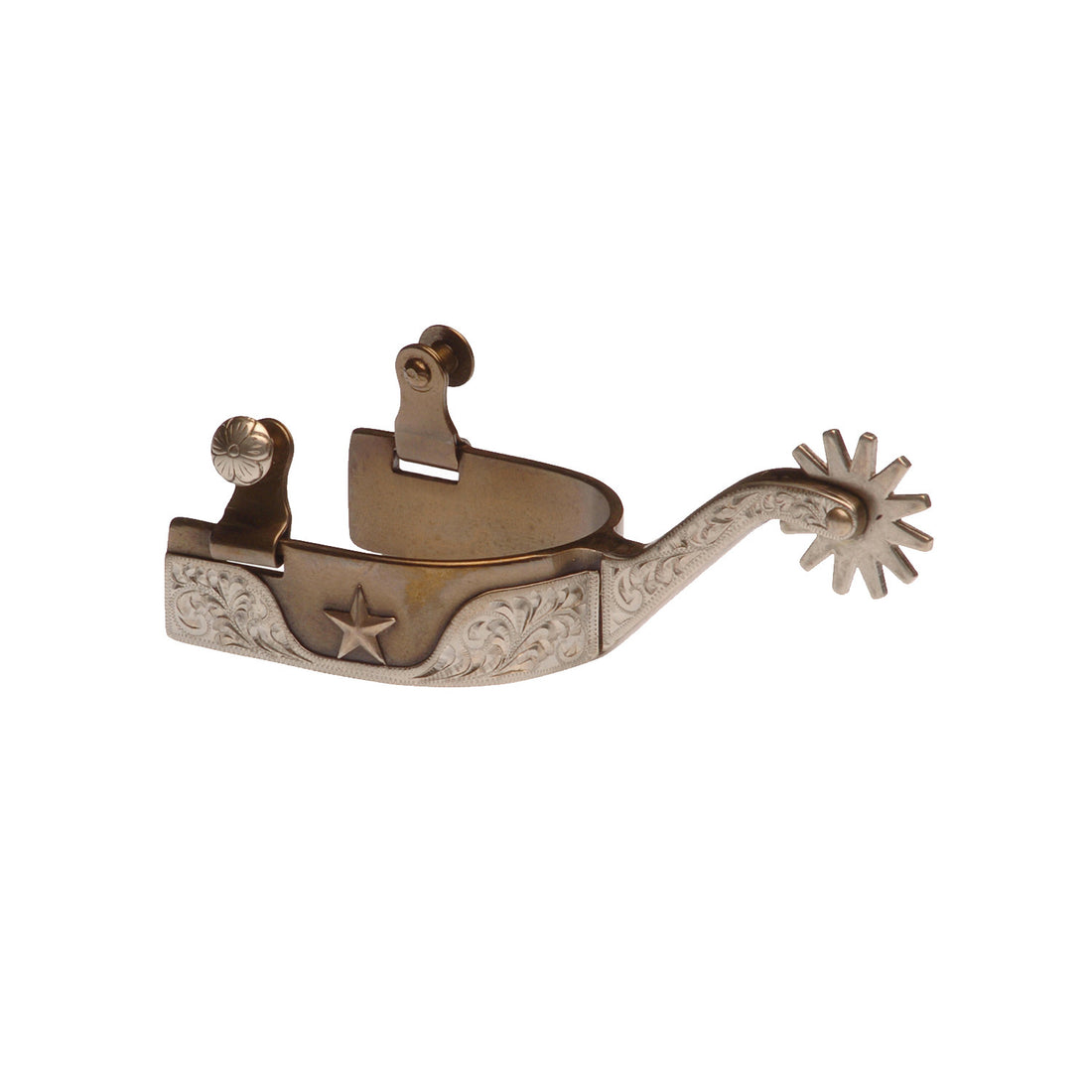 ANTIQUE SPURS STAR MODEL.