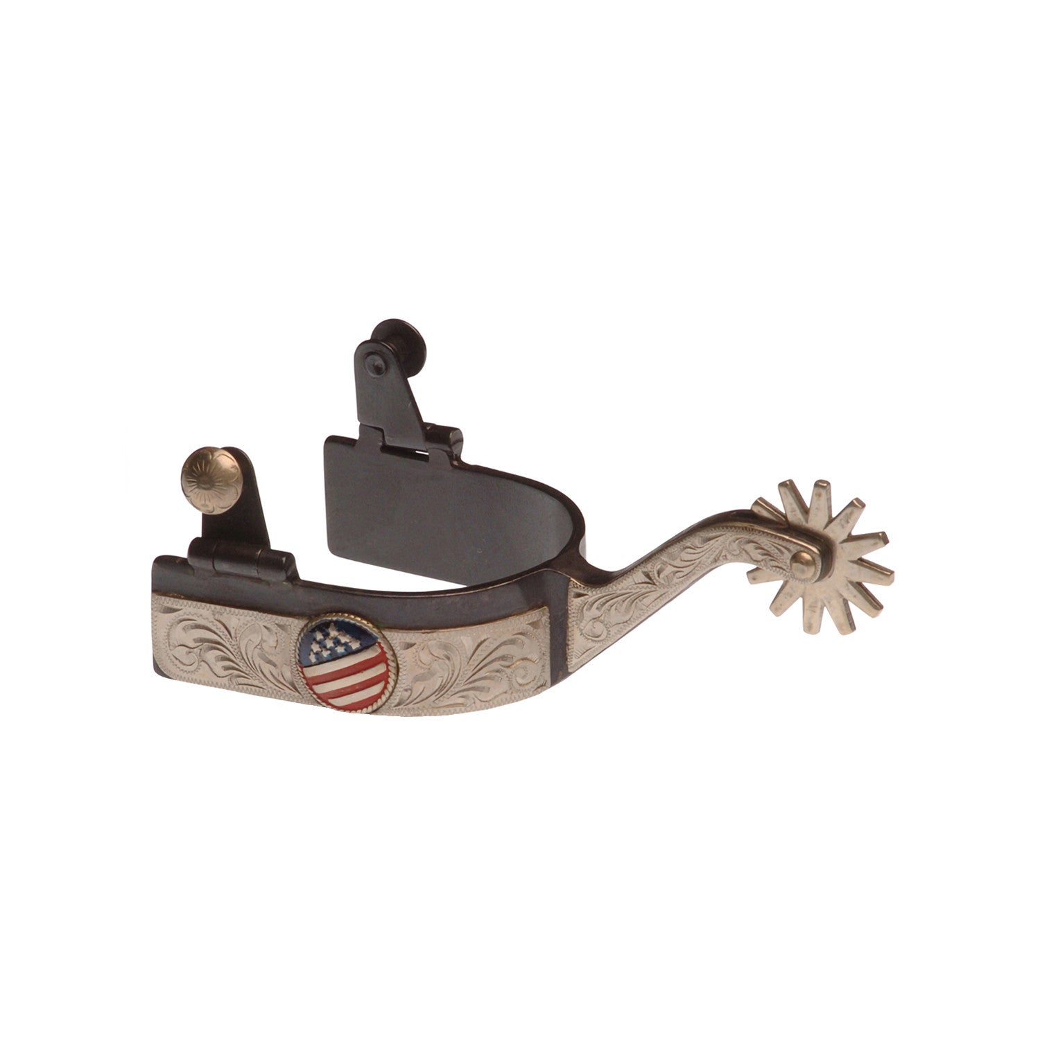 BROWN SPURS USA FLAG.