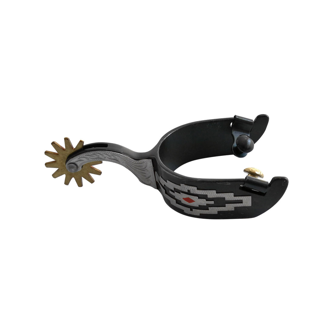 BLACK NAVAYO SPURS.