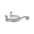 WESTERN SATIN SPURS WITH REINING DECORATION.