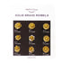BRASS ROWELS CARD. SMALL SIZE.