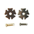 COPPIA ROTELLE SPERONI C/RIVETTI 303.
