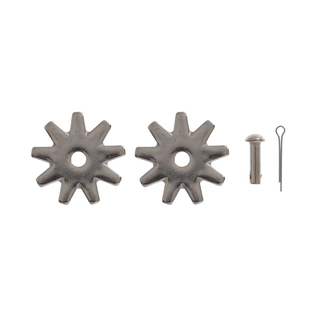 COPPIA ROTELLE SPERONI C/RIVETTI 303A.