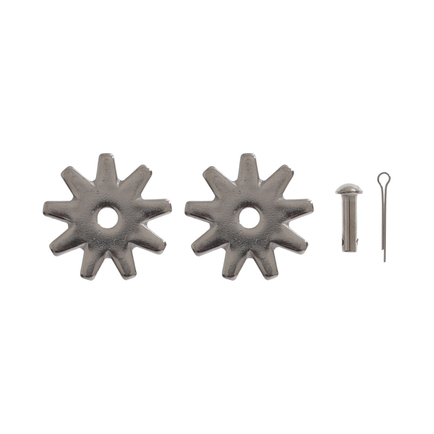 COPPIA ROTELLE SPERONI C/RIVETTI 303A.