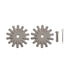 COPPIA ROTELLE SPERONI C/RIVETTI 303B.