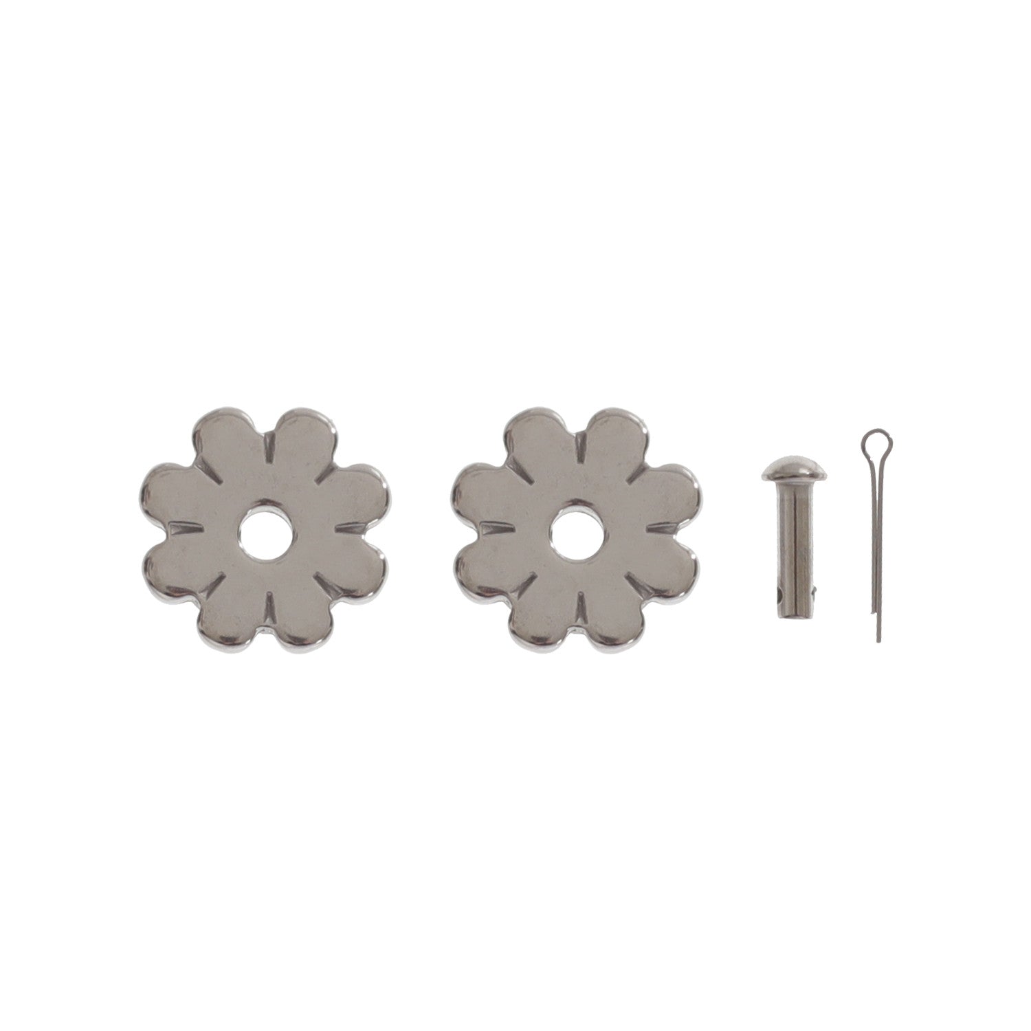 COPPIA ROTELLE SPERONI C/RIVETTI 303C.