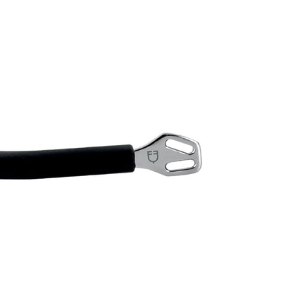 English rubber-coated drop spurs