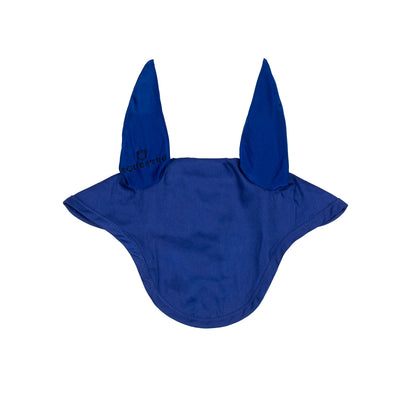 Cotton pony fly veil with elasticated ears.