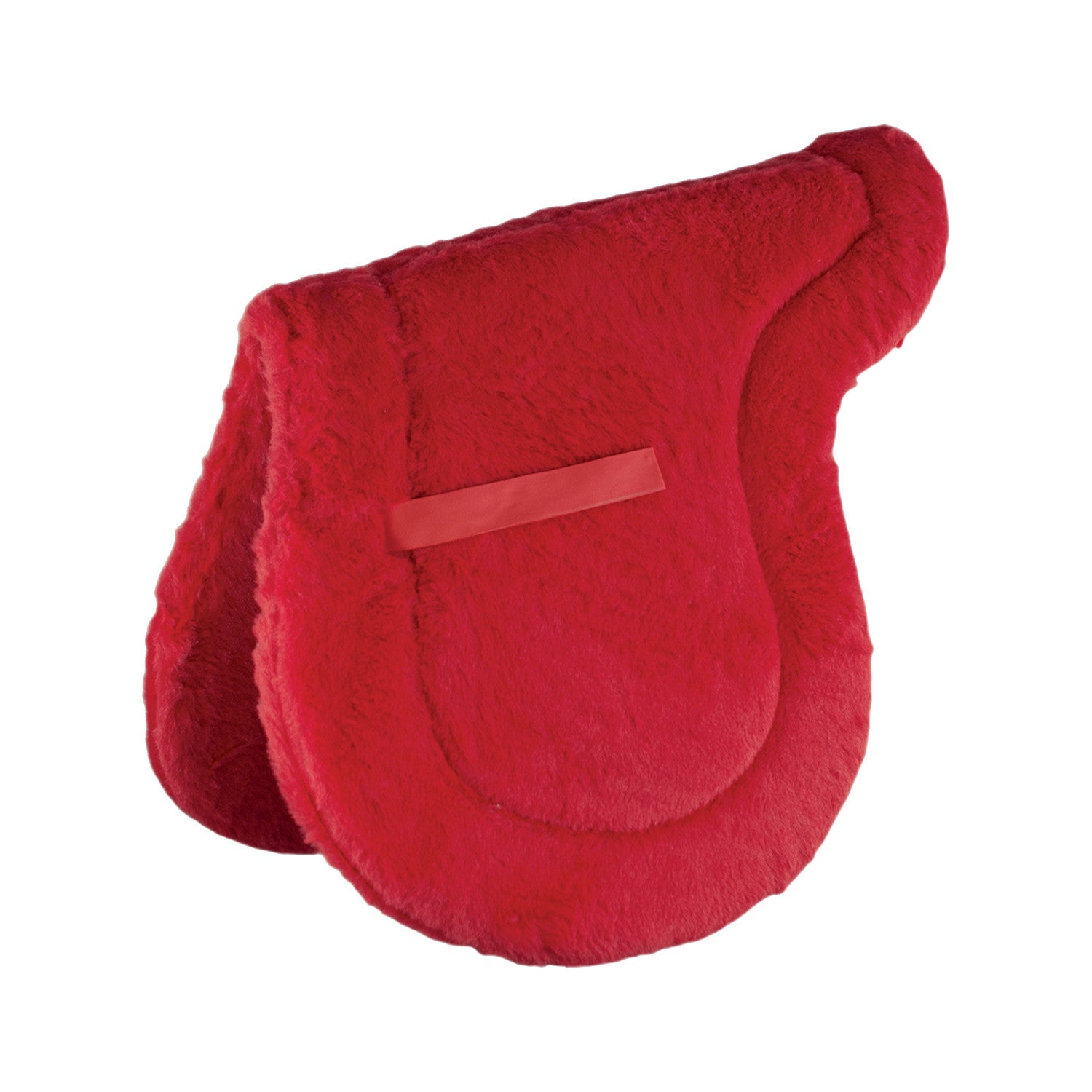 SYNTHETIC FLEECE SHAPED SADDLE PAD.