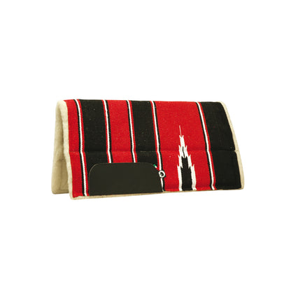 PONY SADDLE PAD W/SYNT FLEECE BOTTOM.