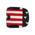 BARREL SADDLE PAD USA FLAG SYNT.