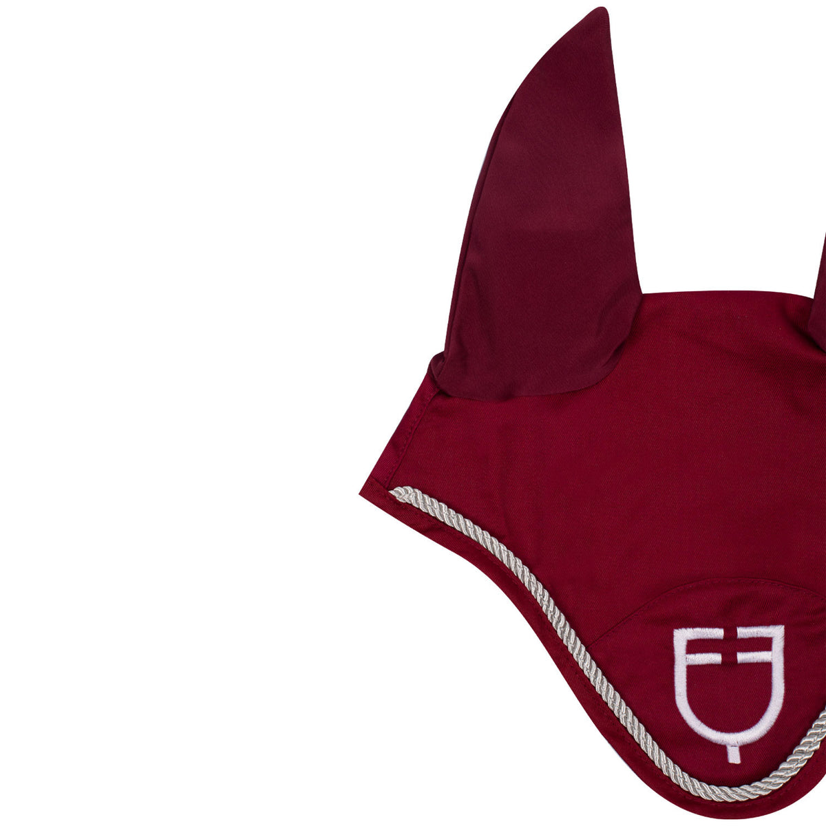 Equestro Fly Veil In Cotton With Central Logo