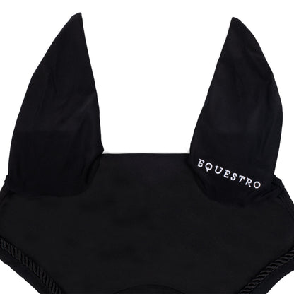 Equestro Fly Veil In Cotton With Central Logo