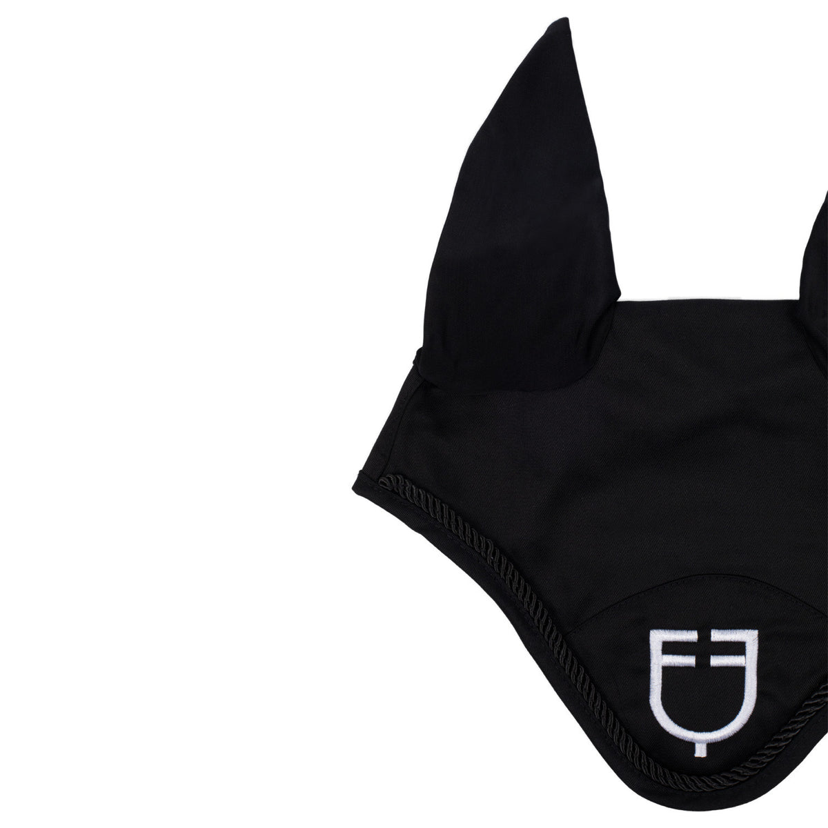 Equestro Fly Veil In Cotton With Central Logo