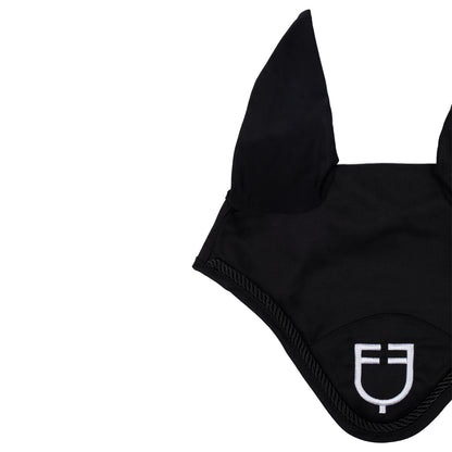 Equestro Fly Veil In Cotton With Central Logo