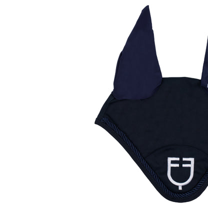 Equestro Fly Veil In Cotton With Central Logo