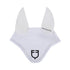 Fly veil in cotton with central logo.