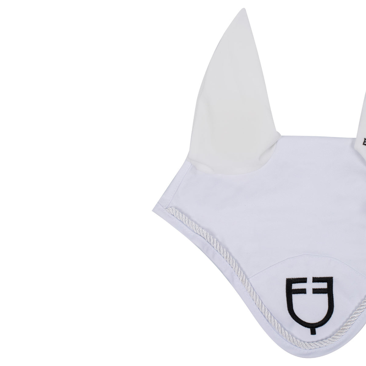 Equestro Fly Veil In Cotton With Central Logo