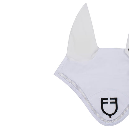 Equestro Fly Veil In Cotton With Central Logo
