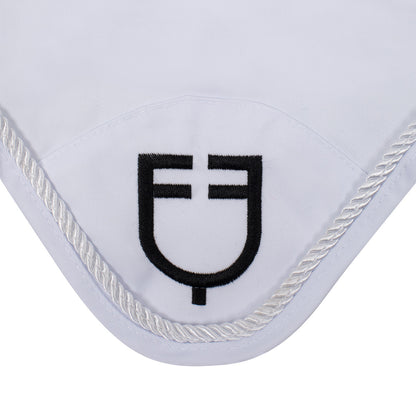 Equestro Fly Veil In Cotton With Central Logo