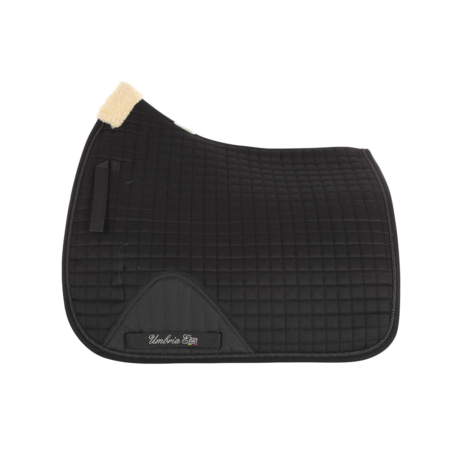 DRESSAGE SADDLE PAD SHAPED WITH WOOL.