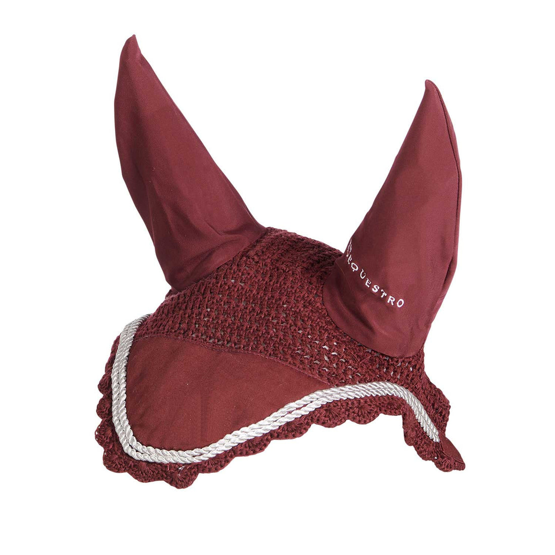 Knitted fly veil with cordura fabric.