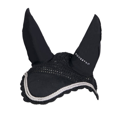 Knitted fly veil with cordura fabric.