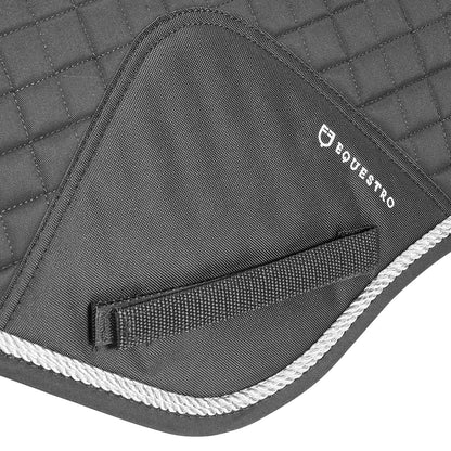 Equestro Shaped Jumping Saddle Pad In Cotton