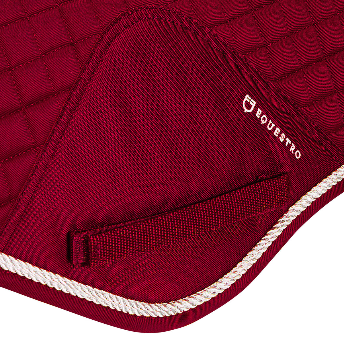 Equestro Shaped Jumping Saddle Pad In Cotton