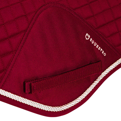 Equestro Shaped Jumping Saddle Pad In Cotton