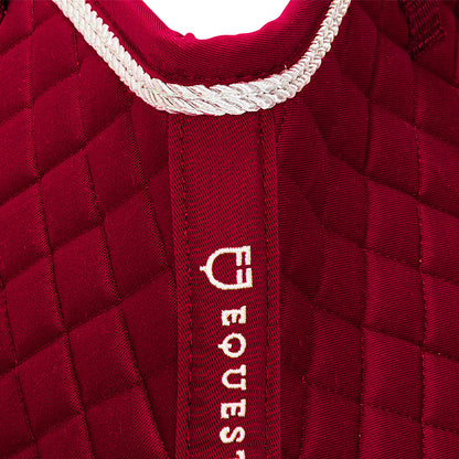 Equestro Shaped Jumping Saddle Pad In Cotton