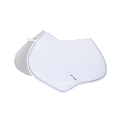 Shaped jumping saddle pad in cotton.