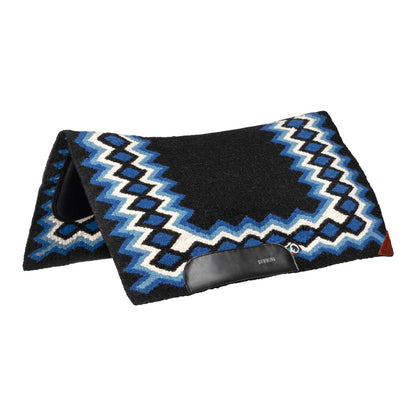 WESTERN SHOW SADDLE PAD IN WOOL WITH DRY F PADDING.