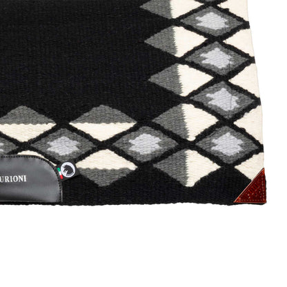 WESTERN SHOW SADDLE PAD IN WOOL WITH DRY F PADDING