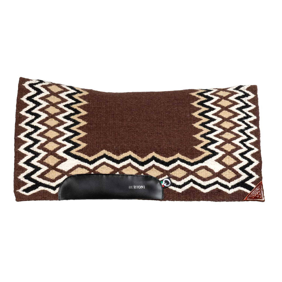 WESTERN SHOW SADDLE PAD IN WOOL WITH DRY F PADDING