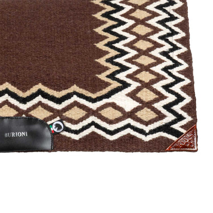 WESTERN SHOW SADDLE PAD IN WOOL WITH DRY F PADDING