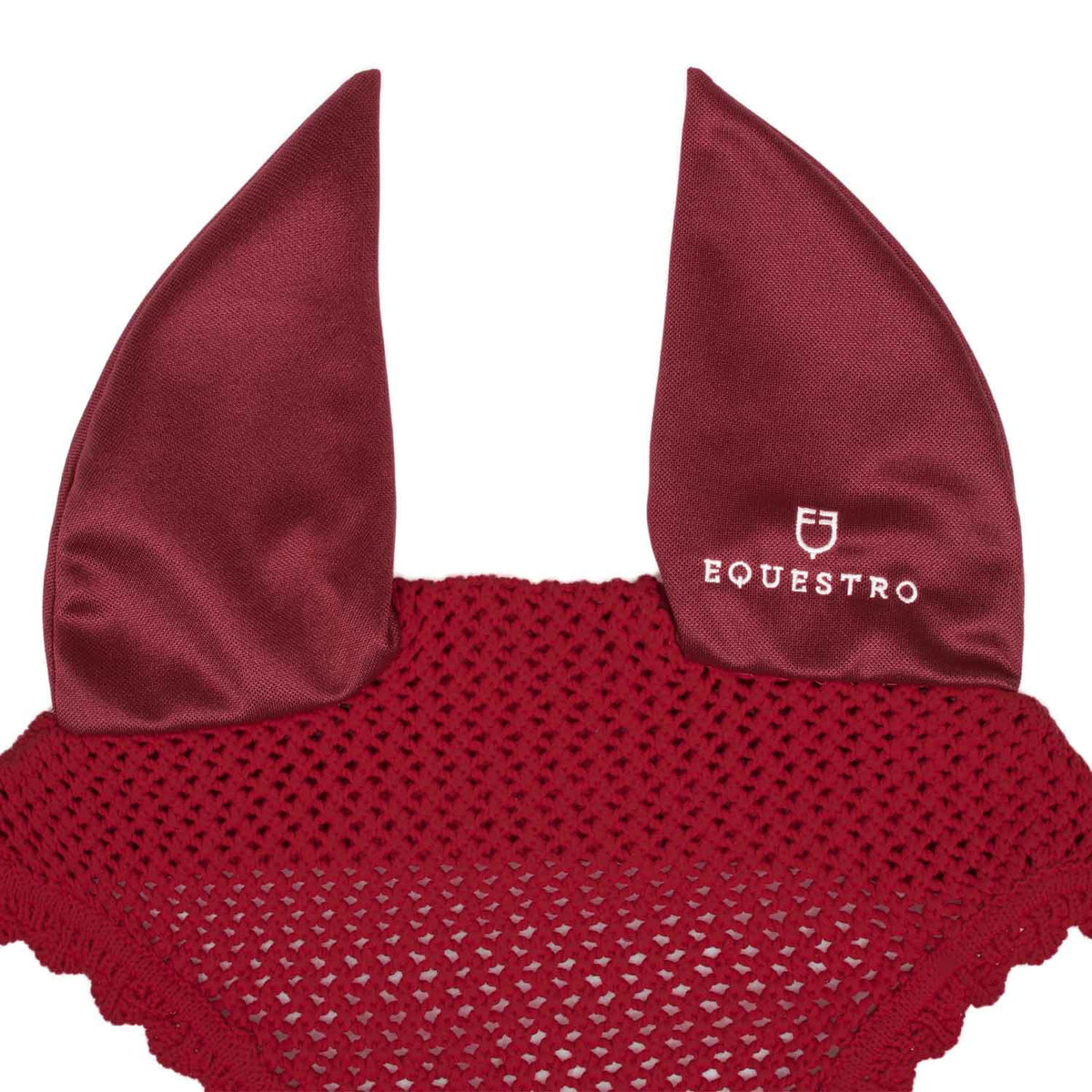 Equestro Knitted Fly Veil With Elastic Ears